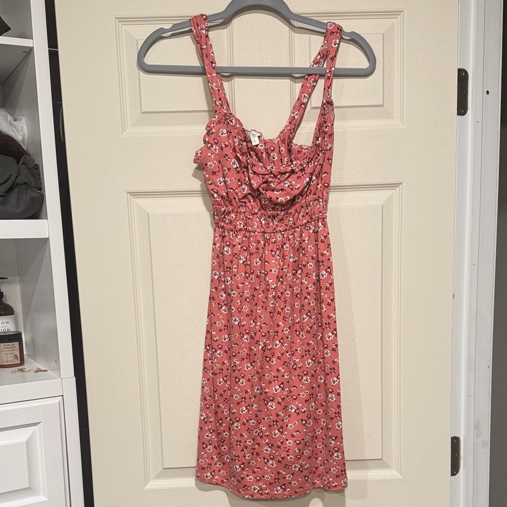 Nine Britton Floral Pink Mini Dress